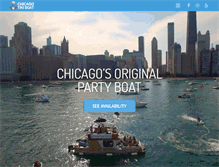 Tablet Screenshot of chicagotikiboat.com